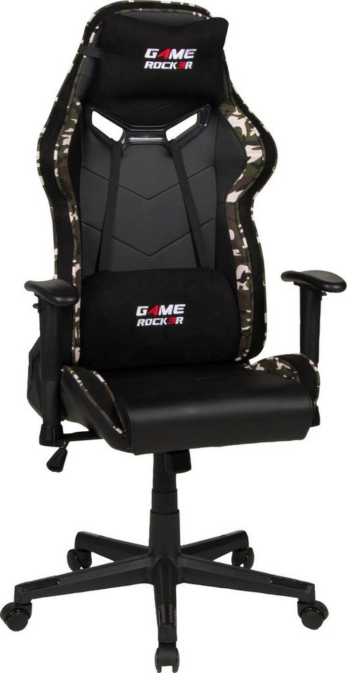 Duo Collection Chefsessel Game-Rocker G-30, Gaming Chair in Camouflage Optik von Duo Collection