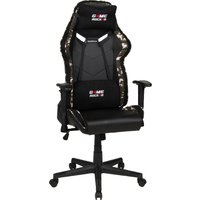Duo Collection Chefsessel "Game-Rocker G-30", Kunstleder-Stoff-Microfaser, Gaming Chair in Camouflage Optik von Duo Collection