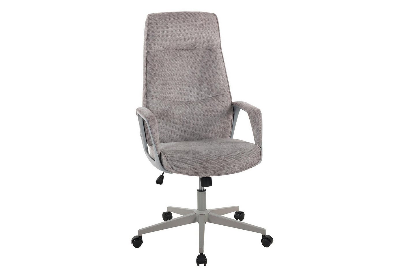 Duo Collection Chefsessel MARINUS, Grau, Webstoff, Höhenverstellbar, Rollen, Wippmechanik, B 64 x H 111 x T 64 cm Duo Collection Chefsessel MARINUS, Grau, Webstoff, Höhenverstellbar, Rollen, Wippmechanik, B 64 x H 111 x T 64 cm von Duo Collection