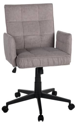 Duo Collection Drehstuhl Bürostuhl Aurelio | Veloursbezug in grau | Taschenfederkern, Höhenverstellung, Wippmechanik und Armlehnen | Home Office Stuhl | belastbar bis 100 kg Duo Collection Drehstuhl Bürostuhl Aurelio | Veloursbezug in grau | Taschenfederkern, Höhenverstellung, Wippmechanik und Armlehnen | Home Office Stuhl | belastbar bis 100 kg von Duo Collection