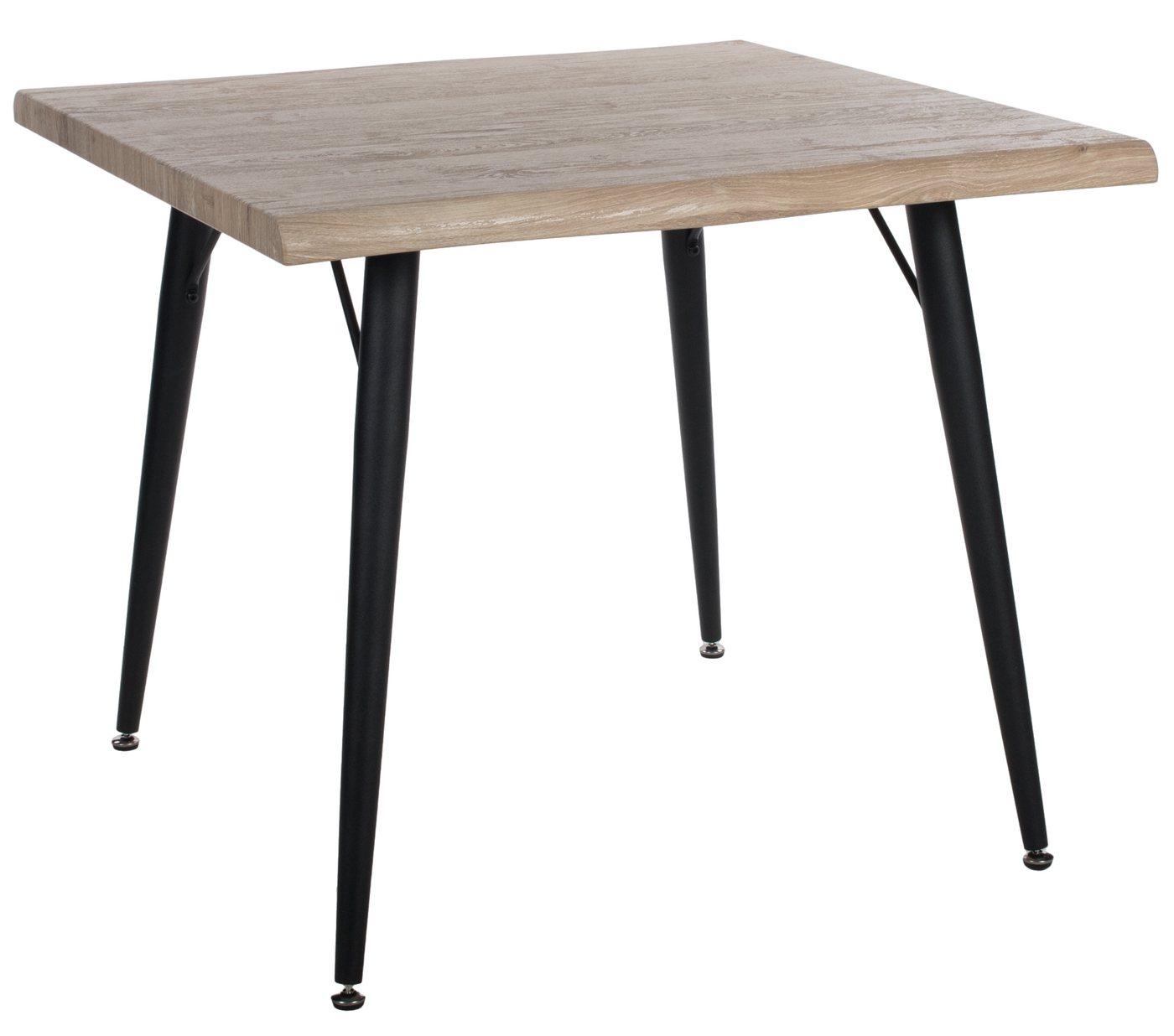 Duo Collection Esstisch Tailin, Mit Baumkante, Massives Metallgestell, Wildeiche-Nachbildung Duo Collection Esstisch Tailin, Mit Baumkante, Massives Metallgestell, Wildeiche-Nachbildung von Duo Collection