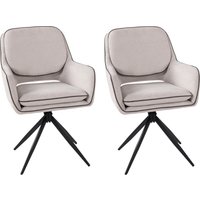 Duo Collection Esszimmerstuhl "Esra", (Set), 2 St., Webstoff, drehbar, extra Polsterung im Sitzbereich von Duo Collection