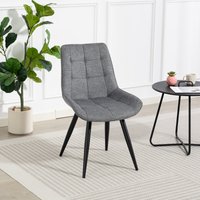 Duo Collection Esszimmerstuhl "Iris Esszimmerstuhl, 4er-Set" (Set) 4 Stk.robuster Stoffbezug, gesteppte Polsterung, bis 110 kg belastbar von Duo Collection