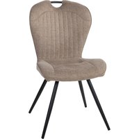 Duo Collection Esszimmerstuhl "Zoe Esszimmerstuhl, 4er-Set", (Set), 4 St., Webstoff, robuster Stoff- oder Mikrofaserbezug, mit Griff von Duo Collection