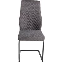 Duo Collection Freischwinger "Kaila Freischwinger, 4er-Set", (Set), 4 St., Webstoff-Kunstleder, robuster Bezug, Fußgleiter für die Sicherheit, bis 110 kg belastbar von Duo Collection