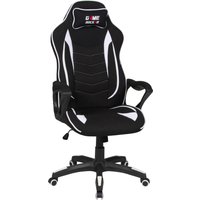 Duo Collection Gaming-Stuhl "Game-Rocker R-10", Stoffbezug-Netzstoff, komfortabler Bürostuhl mit Nackenkissen & Drehfunktion von Duo Collection