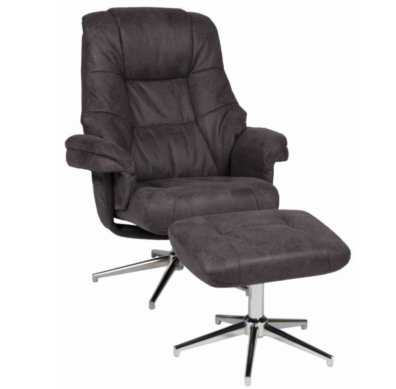 Duo Collection Relaxliege Relax Chair mit Hocker BURNABY von Duo Collection