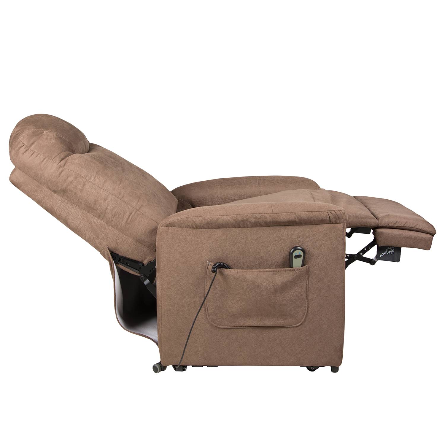 home24 Relaxsessel Braun/Braun Microfaser 73 x 113 x 91cm von home24