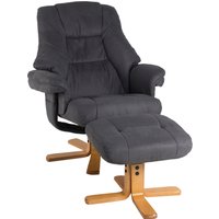 Duo Collection Relaxsessel, 360 drehbar, inkl. Hocker von Duo Collection