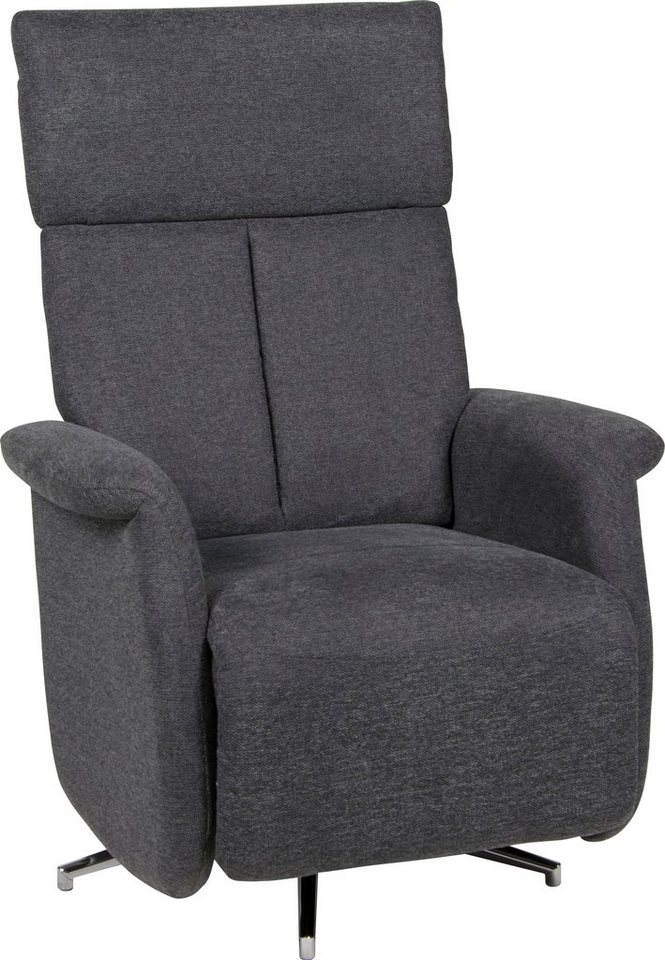 Duo Collection TV-Sessel Thompson mit stufenloser Einstellung der Rückenlehne, Relaxfunktion, und Taschenfederkern mit Stahlwellenunterfederung, 360 Grad drehbar von Duo Collection