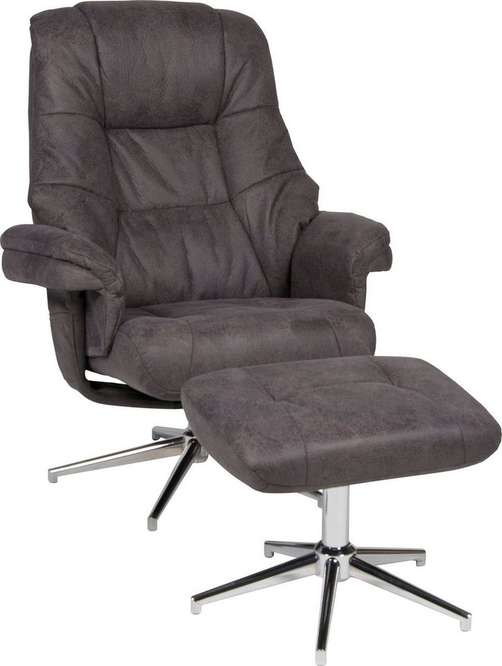 Duo Collection TV-Sessel Burnaby, mit Hocker und Relaxfunktion, 360 Grad drehbar von Duo Collection