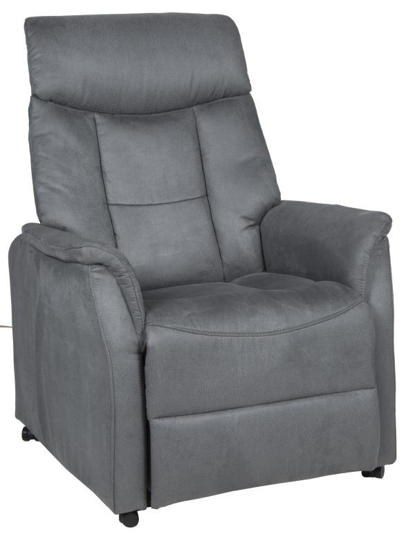 Duo Collection TV-Sessel mit Aufstehhilfe/Sitzheizung  in Struktur Mikrofaser anthrazit von Duo Collection