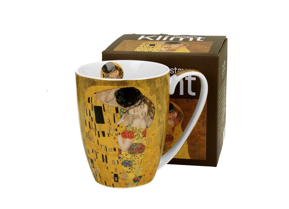 Duo-Gift Becher DER KUSS Mug / The Kiss Kollektion inspiriert von Klimt, Porzellan Becher ca 360 ml klassisch, Kaffee - Tee Tasse / Ideal als Geschenk / Sammlung Dekoration Duo-Gift Becher DER KUSS Mug / The Kiss Kollektion inspiriert von Klimt, Porzellan Becher ca 360 ml klassisch, Kaffee - Tee Tasse / Ideal als Geschenk / Sammlung Dekoration von Duo-Gift