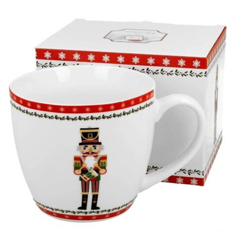 Duo-Gift Tasse Nostalgische Duo Tasse Nussknacker Weihnachten 460 ml, Nostalgische Duo Tasse Nussknacker Weihnachten 460 ml von Duo-Gift