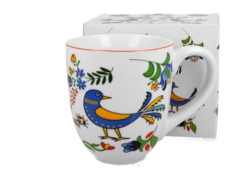 DUO KUBKI XXL Becher 1000 ml KASHUBIAN BIRD New Bone China Porzellan von Duo
