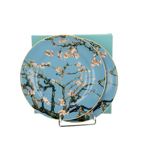 Duo Kuchenteller 2er-Set inspiriert von V. van Gogh Almond Blossom - 19cm von Duo