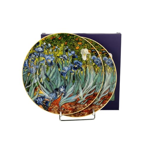 Duo Kuchenteller 2er-Set inspiriert von V. van Gogh Irises - 19cm Duo Kuchenteller 2er-Set inspiriert von V. van Gogh Irises - 19cm von Duo