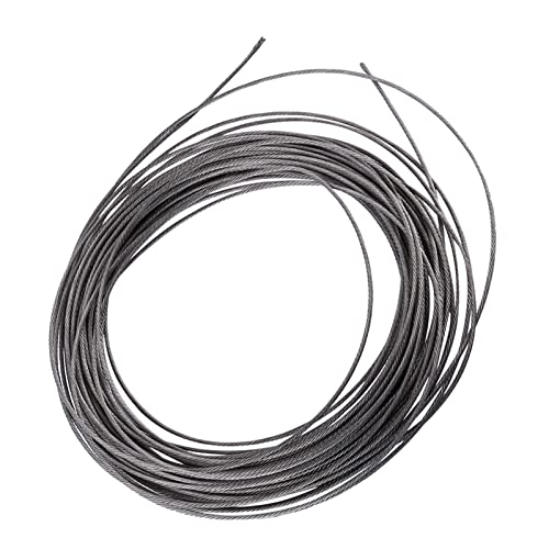 1 stück 15 Meter Durchmesser 1,5mm 304 Edelstahl Kabel Drahtseil Metall Kabel Seil für Geländer Decking Wäscheleinen Draußen von Duokon