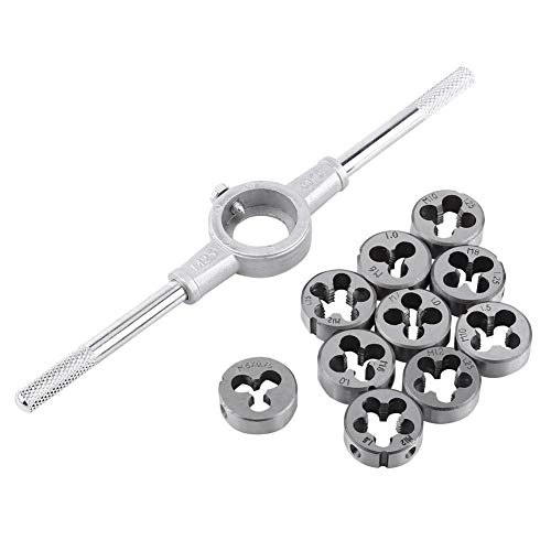 11 Teile/satz Screw & Die Außengewinde Schneiden Tapping Handwerkzeug Kit Grobgewinde Splitter von Duokon