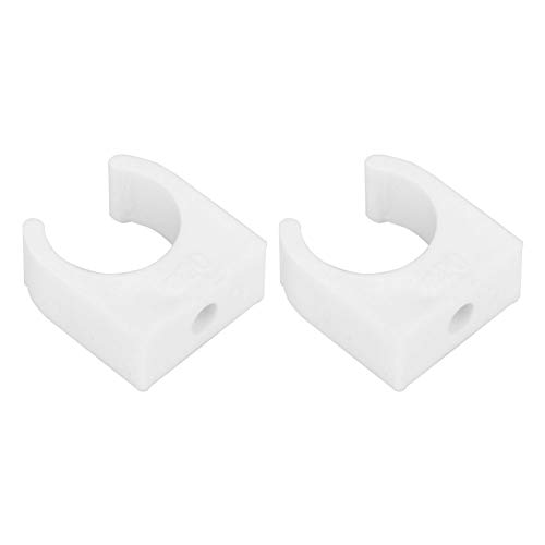 20 Stück Clips Rohrschellen 16/20/25/32 Mm U-förmiges Rohr PPR-Klemme Aluminium-Kunststoffrohr Wasserrohr Feste Clips Wasserrohr-Stützklemme Clips Sockel mit Schrauben(20mm+screw 20pcs) von Duokon