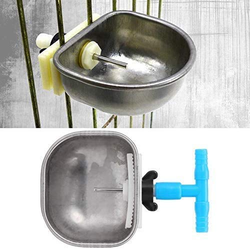 5 Stücke Wasser Feeder Edelstahl Automatische Kaninchen Trinker Nippel Trinkschale Waterer Bauernhof Vieh Trinken Zubehör(Big) von Duokon