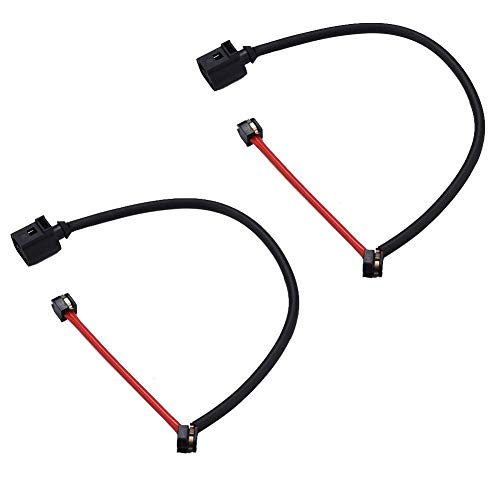 Duokon Paar Bremsbelagverschleißsensoren 2Pcs Verschleißsensor für Vorderradbremsbelag 7L0907637 für Q7 Touareg Cayenne Kabel von Duokon