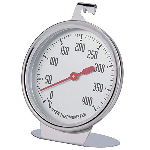 Thermometer Backofen, Termometro Digitale Küche, Backofenthermometer Temperaturanzeige Instant Read Thermometer Edelstahl-Sonde Stand Up Dial Large Gage Küche Backzubehör von Duokon