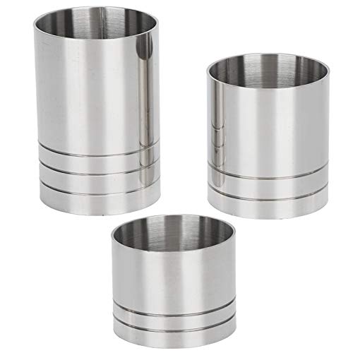 Cocktail Jigger Bar Getränk Messbecher Unze Becher Set Barkeeper Tool (25 ml + 35 ml + 50 ml), Messbecher für Cocktail, Dual Cocktail Measure Jigger für Measure/Spirit Measures von Duokon