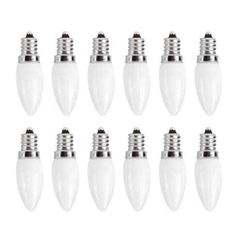 Duokon 10 Stück Mini E12 LED Kandelaber Glühbirnen 1,5 W AC 230V Kerzenlampe LED Kerzenglühbirne für Home Car Cabinet Hotelbeleuchtung von Duokon