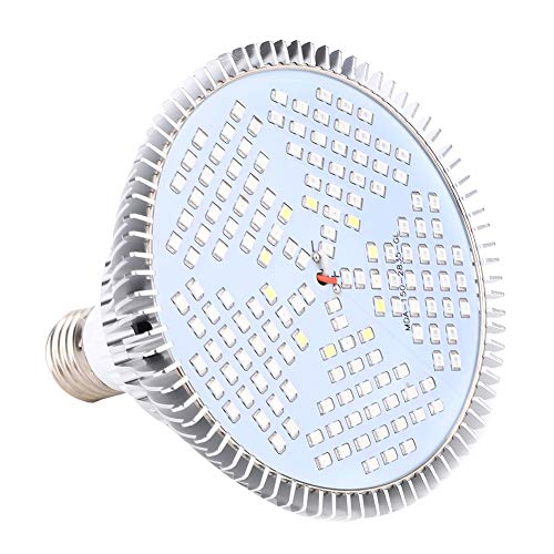 Duokon 100W LED wachsen Glühlampe für Zimmerpflanzen, volle Anlage des Spektrum-150LED E27 wachsen helle Lampe für Gewächshaus-Blüte und Fruchtpflanzen-Blumenwachstum 85-265V von Duokon