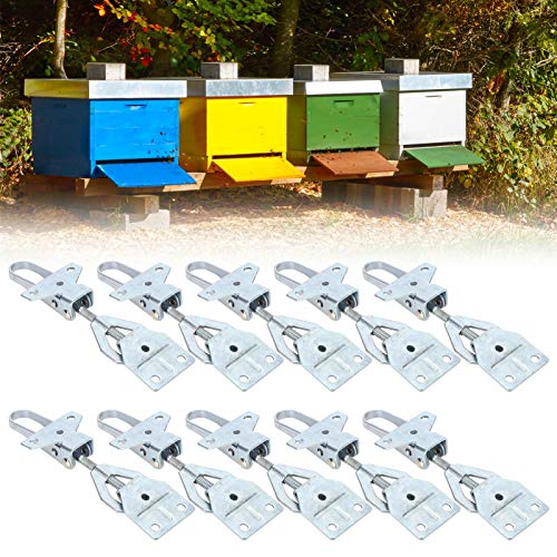 10Set Beehive Connector Einstellbare Imkerkiste Schnalle Bienenstockbefestigungswerkzeug Imkereiausrüstung Imkereizubehör von Duokon