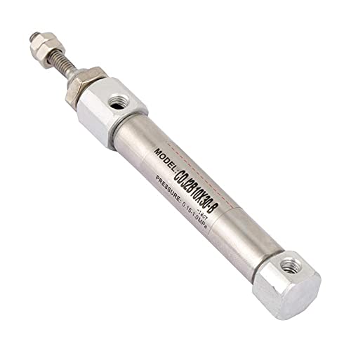 Duokon Luftzylinder CDJ2B10-30B 10mm Durchmesser 30mm Hub Doppeltwirkender Edelstahl-Mini-Pneumatikzylinder von Duokon