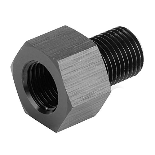 Öldruckmesseradapter-Duokon Öldruckmesseradapter, 1/8 Zoll. Buchse NPT auf M10x1,0 schwarz männlich Reduzierer Öldruckmesser Adapter Ersatz von Duokon