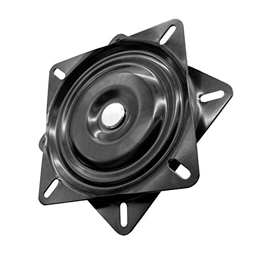 Quadratische Drehteller, Universal Heavy Duty 360 Grad Sitz Swivel Base Mount Plate für TDS Bootssitz Drehplatte Sitz Konsole Wohnmobil Caravan, 400-lb Tragkraft (6 Zoll) von Duokon