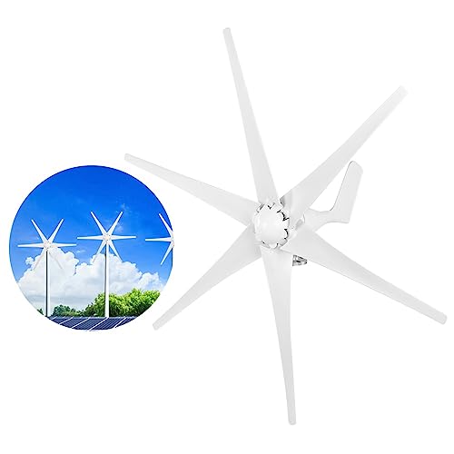 Windturbinen-Generator, 800 W Kleines Windgenerator-Turbinen-Kit mit 6 BläTtern FüR Marine, Wohnmobil, Zuhause, WindmüHlen-Generator-Anzug FüR Hybrid-Solar-Wind-System 24V von Duokon