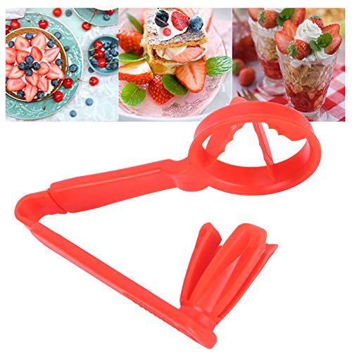 Innovativer Erdbeer-Cutter Roter Obst-Cutter Mini-Tomaten-Schneidwerkzeug Trauben-Teiler Küchengerät Küchengeschirr-Zubehör von Duokon