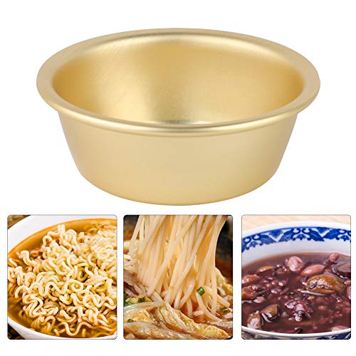 Koreanische Nudeln, Korean Ramen Noodle Pot Doppel Griff koreanischen Gelb Aluminium Stockpot Instant-Nudeln Pot(Reiswein Bowl) von Duokon