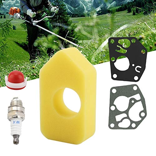 Luftfilter Zündkerzendichtungssatz Mäher Ersatzteile Luftfilter mit Primer für Briggs & Stratton 795083 698369 694394 von Duokon