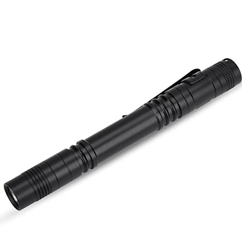 Mini LED Taschenlampe, Wasserdicht Taschenlampe Stift Licht, Handheld Klein Taschenlampe, für Outdoor-Aktivitäte, Inspektion, Arbeit, Reparatur, Geschenk, 2*AAA-Batterien (Nicht Enthalten) (5 Stück) von Duokon