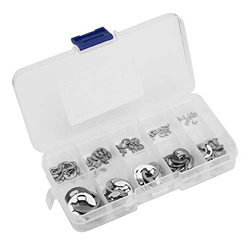 Sicherungsring, 304 Edelstahl E-Clip Sicherungsring-Sicherungsring-Kit 1,5 Mm 10 Mm Externe Sicherungsringzange Sicherungsring, 304 Edelstahl E-Clip Sicherungsring-Sicherungsring-Kit 1,5 Mm 10 Mm Externe Sicherungsringzange von Duokon