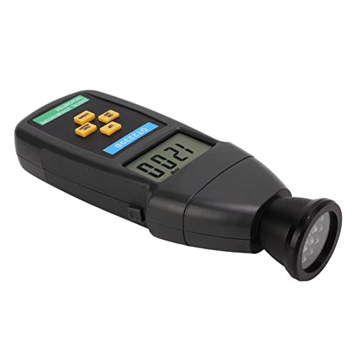 Stroboskop DT2239B LCD Digital, Blitz-Handtachometer Blitz-Tachometer Blitz-Handtachometer Berührungsloser Stroboskop-Tachometer 60-19,999RPM von Duokon