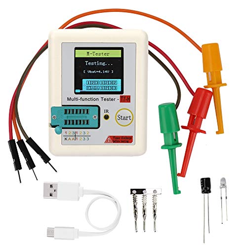 TC T7 H TFT-Transistortester, Tester für Elektronische Komponenten Tc T7 H TFT-Grafikdisplay Multifunktionstest Transistordioden-Triodentester Tragbare Testgeräteteile von Duokon