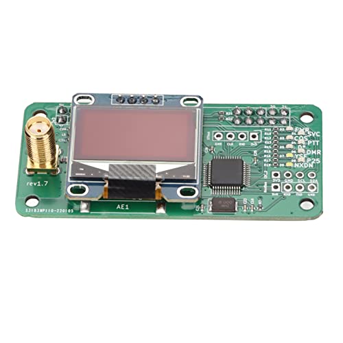 UHF-VHF-UV-MMDVM-Hotspot, Hotspot-Modul mit Antenne MMDVM-Hotspot-Board-Modul-Kit SMA-Schnittstellen-LED-Display-Hotspot-Board mit Antenne von Duokon