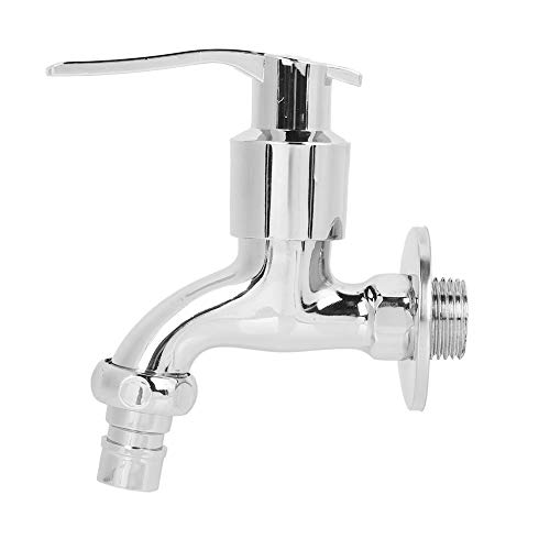 HeißEr und Kalter Wandwaschbeckenhahn, Wasserhahn G1/2 "Waschküche Waschmaschine Wand Wasserhahn Single Cold Tap von Duokon