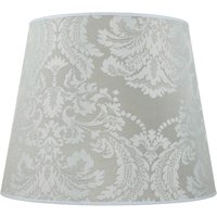 Silberner Lampenschirm Stehlampe Stoff E27 WILLOW Silberner Lampenschirm Stehlampe Stoff E27 WILLOW von Duolla