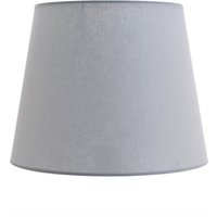 Stoff Lampenschirm Stehlampe Grau E27 WILLOW von Duolla