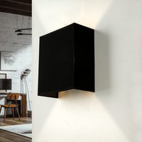 Stoff Wandleuchte Schwarz eckig E27 Loft Design ALICE Stoff Wandleuchte Schwarz eckig E27 Loft Design ALICE von Duolla