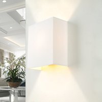 Stoff Wandleuchte Weiß eckig Loft Modern E27 ALICE Stoff Wandleuchte Weiß eckig Loft Modern E27 ALICE von Duolla