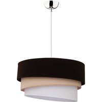 Stylische Hängeleuchte FELICITA Braun Modern Ø45cm von Duolla