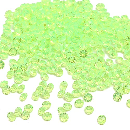 1000 Stück Acryl Deko Diamantkristalle 4mm Glitzer Streudeko Tischschmuck Funkelnd Dekosteine Kristalle Konfetti Diamanten zum DIY Verzieren Tischdeko Hochzeit Taufe Verlobung Valentinstag,Hellgrün 1000 Stück Acryl Deko Diamantkristalle 4mm Glitzer Streudeko Tischschmuck Funkelnd Dekosteine Kristalle Konfetti Diamanten zum DIY Verzieren Tischdeko Hochzeit Taufe Verlobung Valentinstag,Hellgrün von Duories